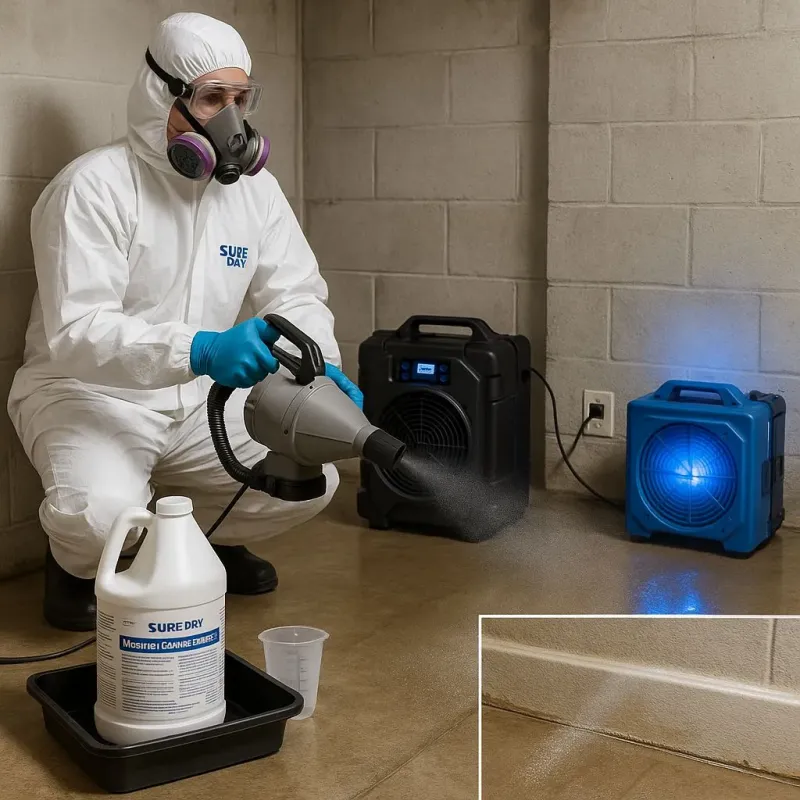 Sanitization and Odor Removal process in Glenville, WV