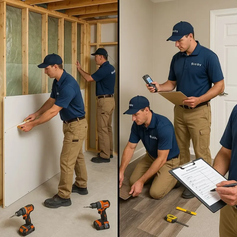 Repairs and Reconstruction process in Glenville, WV